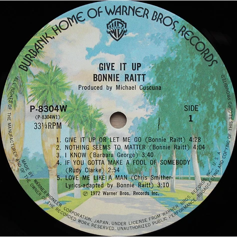 Bonnie Raitt - Give It Up