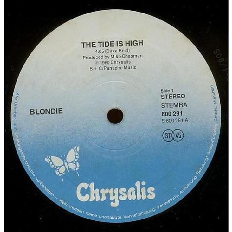 Blondie - The Tide Is High