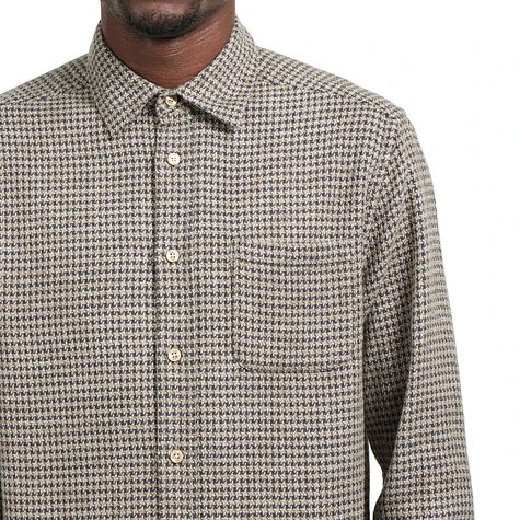 Portuguese Flannel - Abstract Pied Poule Shirt