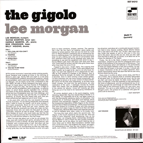 Lee Morgan - The Gigolo