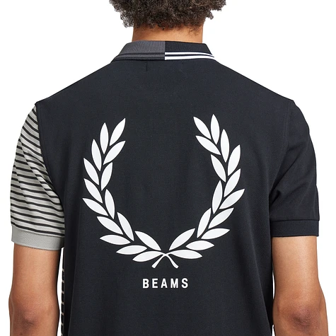 Fred Perry x Beams - Beams Striped Panel FP Shirt