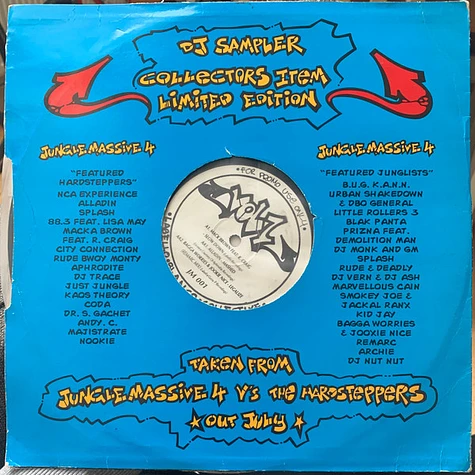 V.A. - Jungle Massive 4 V's The Hardsteppers DJ Sampler - Vol 1