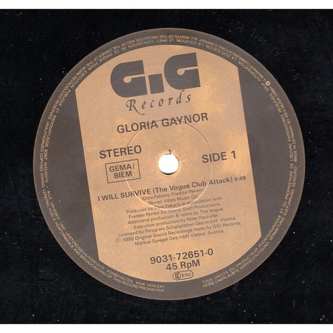 Gloria Gaynor - I Will Survive (The Classic & Vogue Remixes)