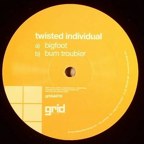 Twisted Individual - Bigfoot / Bum Troubler