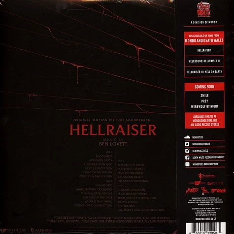 Matt Ryan Tobin - OST Hellraiser (2022)