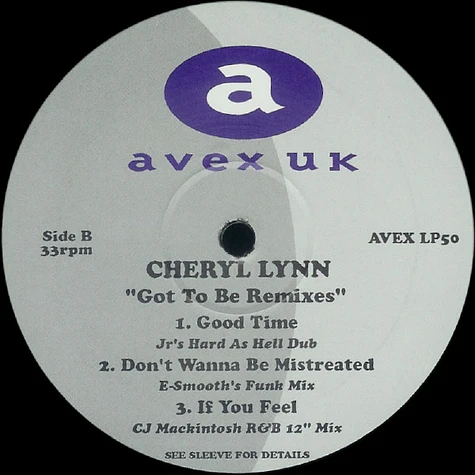 Cheryl Lynn - Got To Be Remixes!