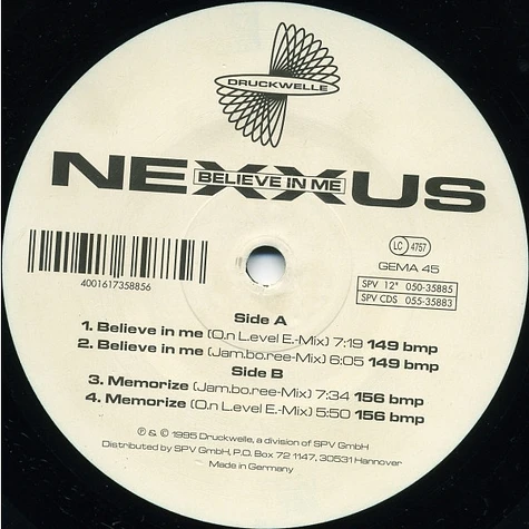 Nexxus - Believe In Me