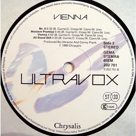 Ultravox - Vienna