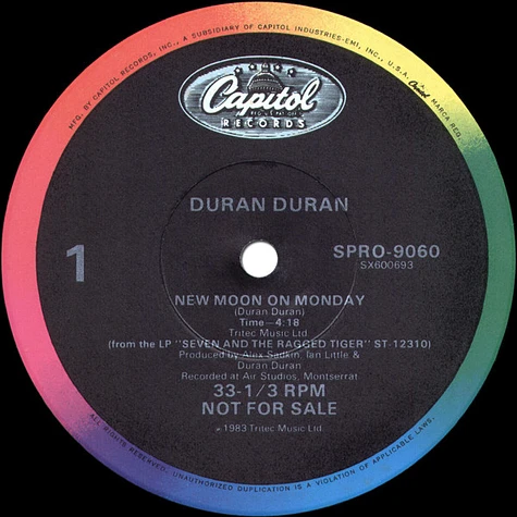 Duran Duran - New Moon On Monday