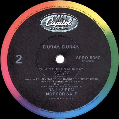 Duran Duran - New Moon On Monday