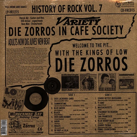 Die Zorros - History Of Rock Vol.7