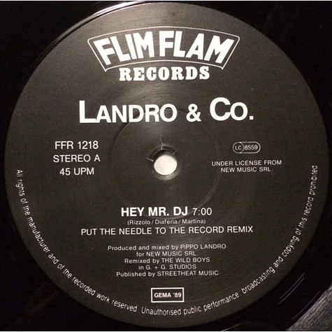 L.A.N.D.R.O. & Co. - Hey Mr. D.J.