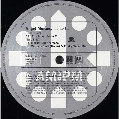 Angel Moraes - I Like It (Heller & Farley / Mark Picchiotti / Victor Imbres Mixes)