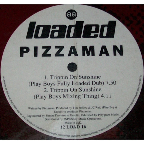 Pizzaman - Trippin On Sunshine