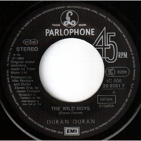 Duran Duran - The Wild Boys