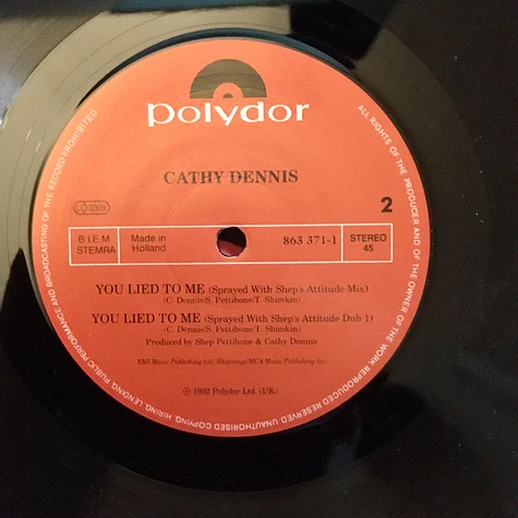 Cathy Dennis - You Lied To Me