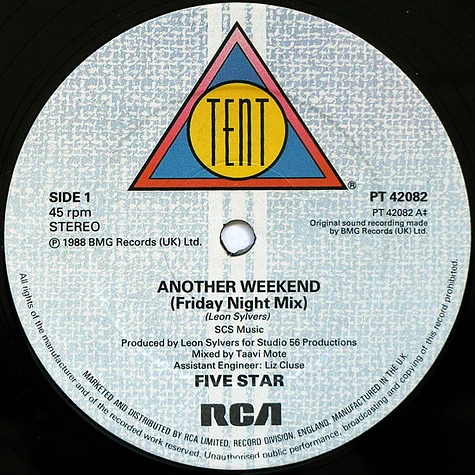 Five Star - Another Weekend (Friday Night Mixes)