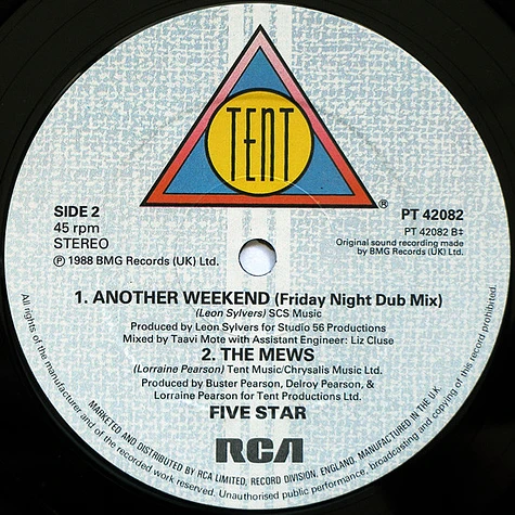 Five Star - Another Weekend (Friday Night Mixes)