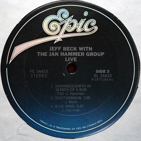 Jeff Beck With The Jan Hammer Group - Live