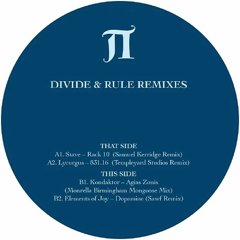 V.A. - Divide & Rule Remixes