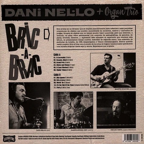 Nel·Lo, Dani & Organ Trio - Bric-À-Brac