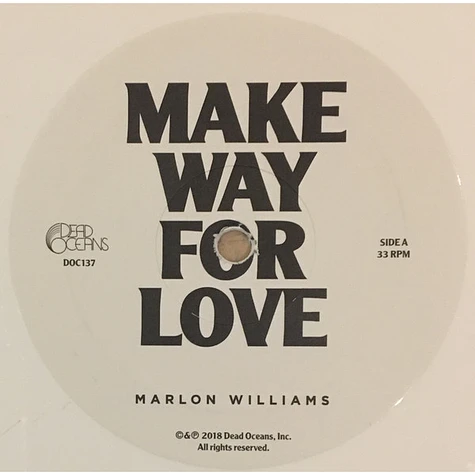 Marlon Williams - Make Way For Love