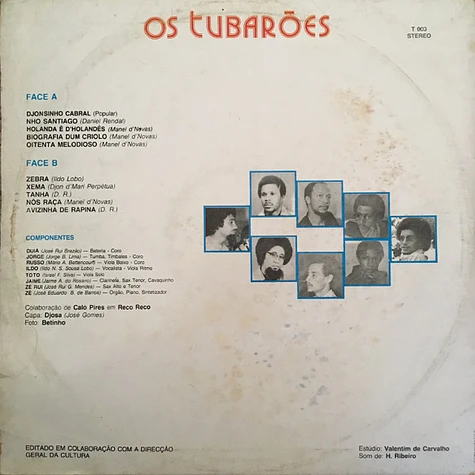 Os Tubarões - Djonsinho Cabral