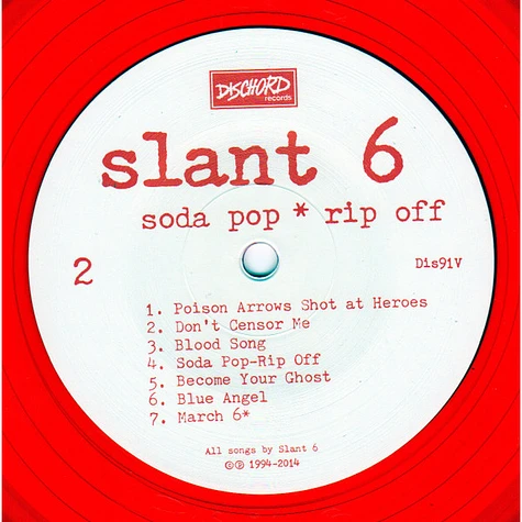 Slant 6 - Soda Pop ＊ Rip Off