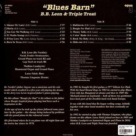 B.B.Leon & Triple Treat - Blues Barn