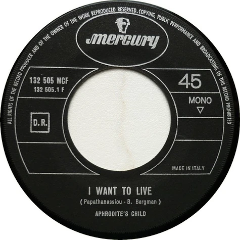 Aphrodite's Child - I Want To Live