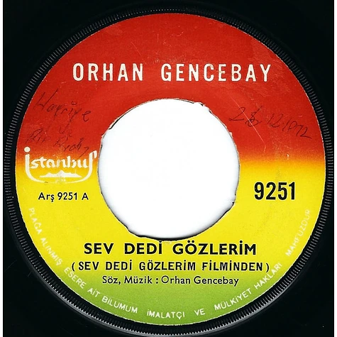 Orhan Gencebay - Sev Dedi Gözlerim