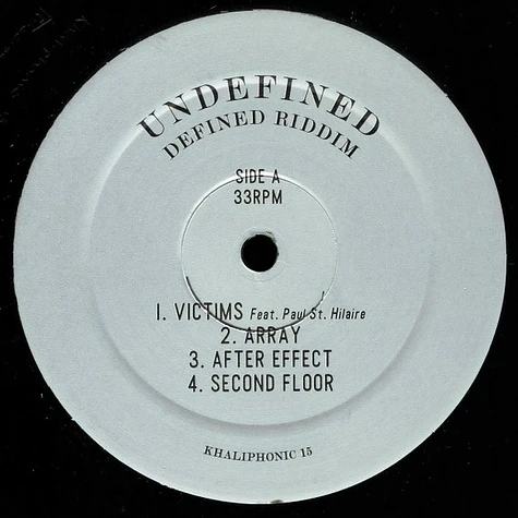 Undefined - Defined Riddim