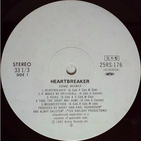 Dionne Warwick - Heartbreaker