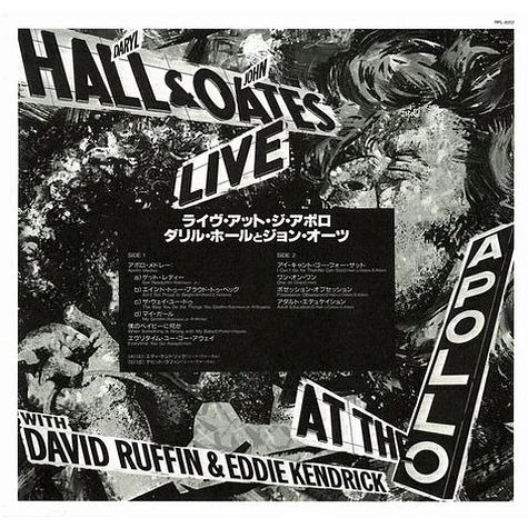 Daryl Hall & John Oates With David Ruffin & Eddie Kendricks - Live At The Apollo