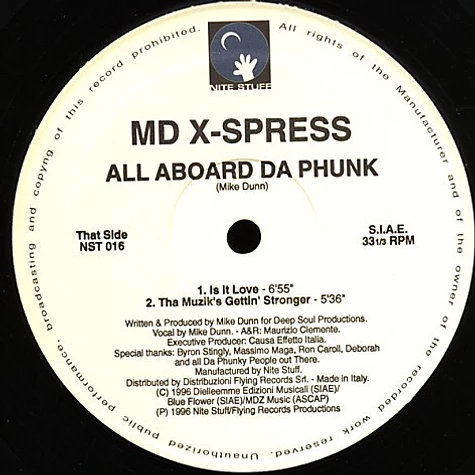 The MD X-Spress - All Aboard Da Phunk