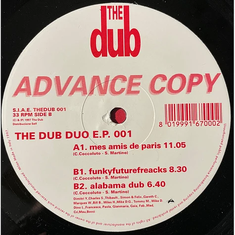 The Dub Duo - The Dub Duo E.P. 001