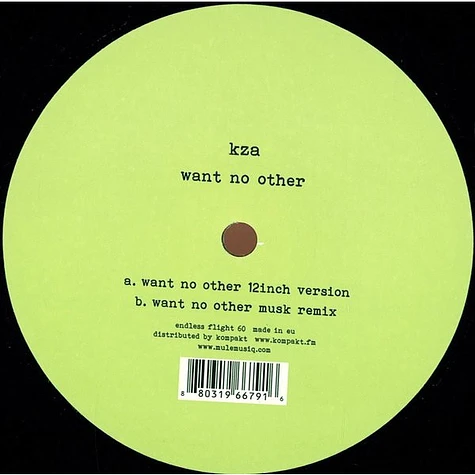 KZA - Want No Other