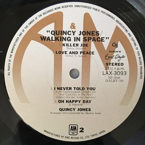 Quincy Jones - Walking In Space