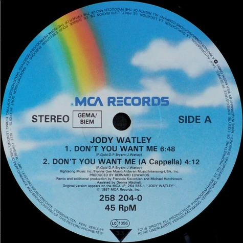 Jody Watley - Don't You Want Me