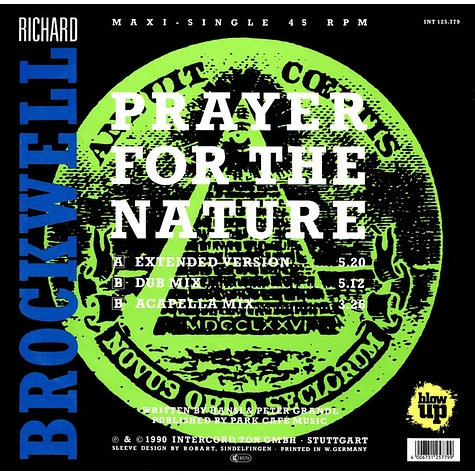 Richard Brockwell - Prayer For The Nature