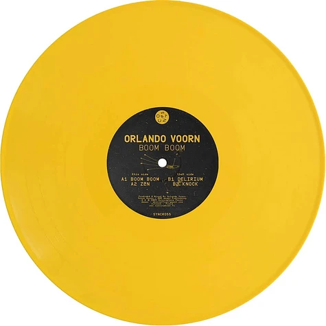 Orlando Voorn - Boom Boom Ep Yellow Vinyl Edtion