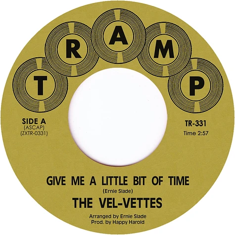 The Vel-Vettes - Give Me A Little Bit Of Time