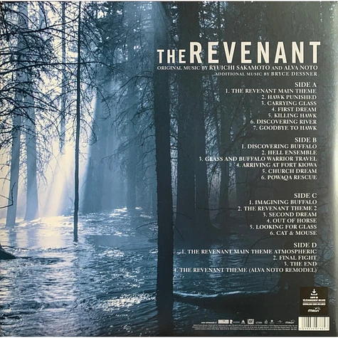 Alva Noto + Ryuichi Sakamoto , Additional Music By Bryce Dessner - OST The Revenant