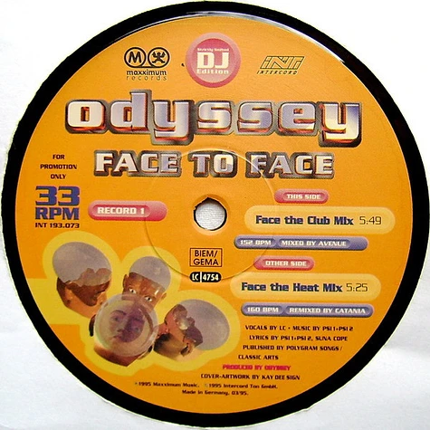 Odyssey - Face To Face