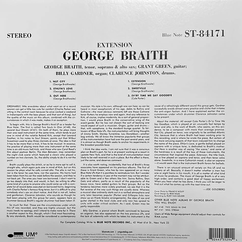 George Braith - Extension