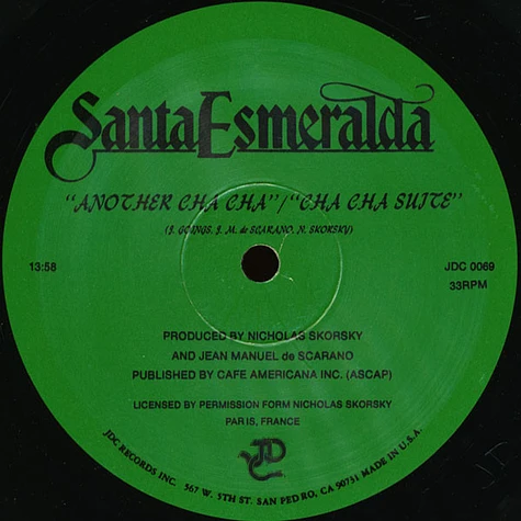 Santa Esmeralda - Another Cha Cha/Cha Cha Suite