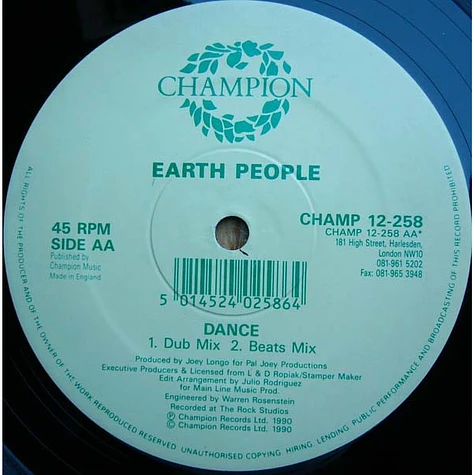 Earth People - Dance