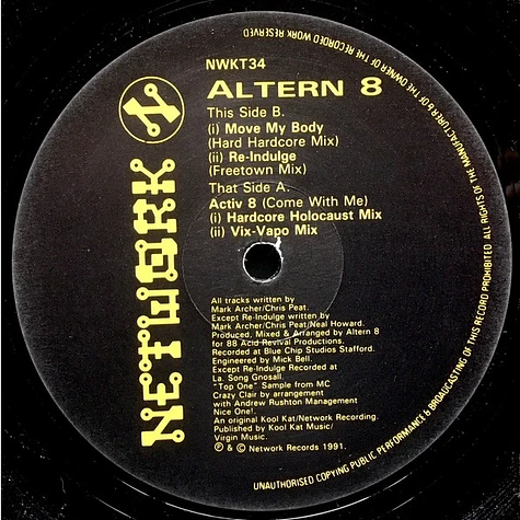 Altern 8 - Activ 8 (Come With Me)