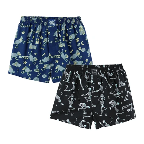 Lousy Livin Underwear - Sheep & Yoga Boxershorts 2 Pack