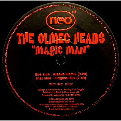 The Olmec Heads - Magic Man